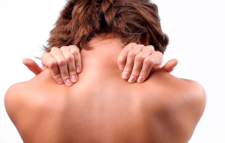 pijn met cervicale osteochondrose